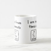 Sita定期テーブル名mug コーヒーマグカップ (中央)