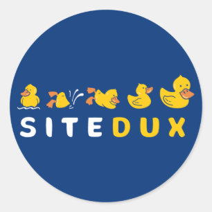 Sitduxロゴステッカー ラウンドシール