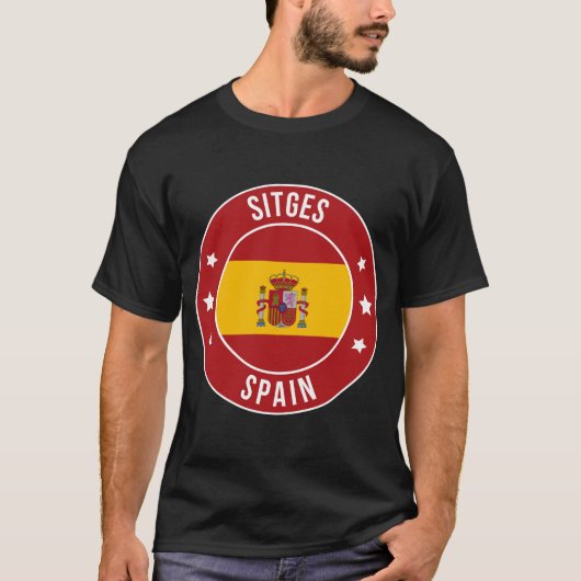 Sitges, Spain City T-Shirt Tシャツ (正面)