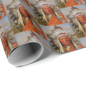 Siting Bull by Henry Farny 1899 Lakota Leader ラッピングペーパー (ロールコーナー)