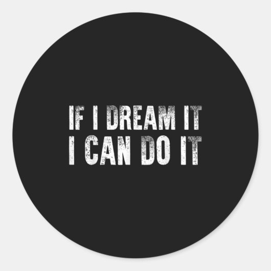 Sitive Affirmation Success Quote Men Women Teen Bo ラウンドシール (正面)