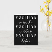 Sitive Mind Vibes Life Visualization Sitivity Moti カード (黄色い花)