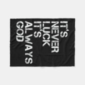 Sitive Motivational Religion Love Saying Designs I フリースブランケット (正面(横))