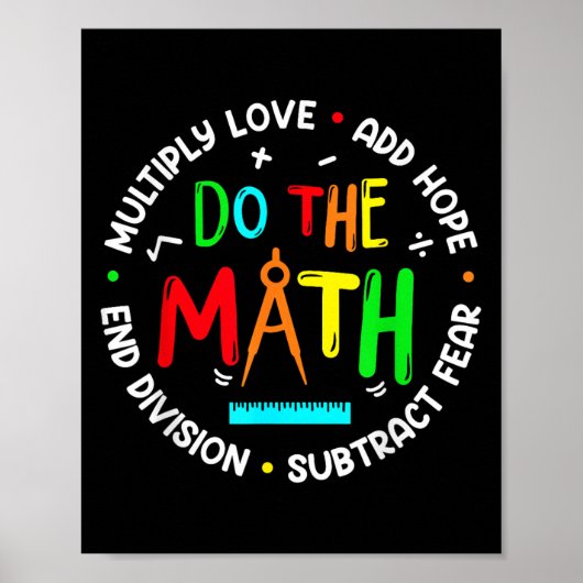 Sitive Quote Insring Slogan Love Hope Fear Do The  ポスター (正面)