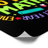 Sitive Quote Insring Slogan Love Hope Fear Do The  ポスター (角)