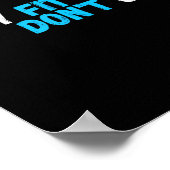 Sitive Stay Fit Dont Quit Workout Fitness Gym  ポスター (角)