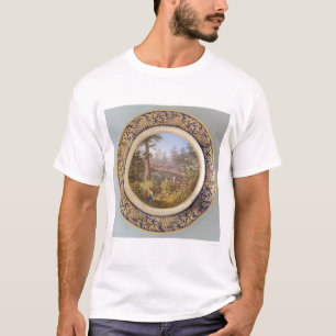 Sitkaのアラスカの森林プレート(2953A)のインディアン Tシャツ