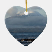 Sitkaアラスカの記念品のギフト セラミックオーナメント (正面)