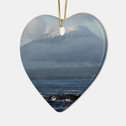 Sitkaアラスカの記念品のギフト セラミックオーナメント (左)