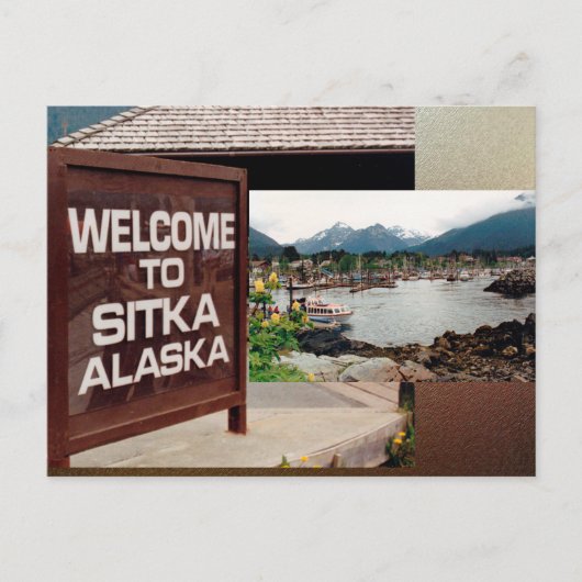 Sitka、アラスカ ポストカード (正面)