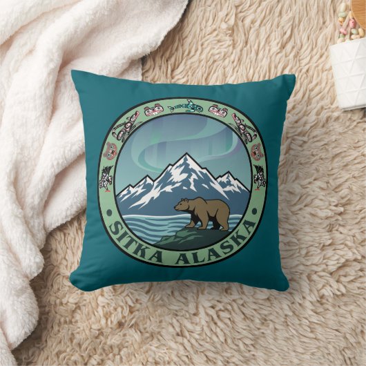 Sitka Alaska United States クッション (ブランケット)