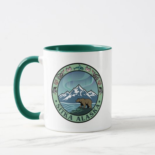 Sitka Alaska United States マグカップ (左)