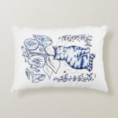 Sitting Blue Cat アクセントクッション (正面)