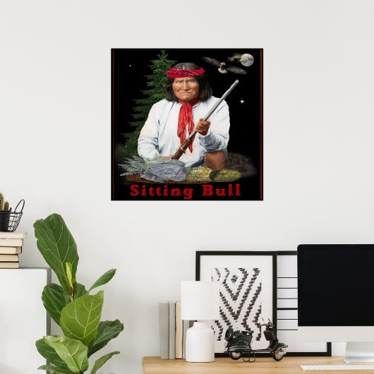 sitting bull poster ポスター (ホームオフィス)