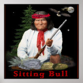sitting bull poster ポスター (正面)