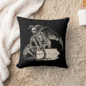 Sitting Demon クッション (ブランケット)