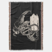 Sitting Demon スローブランケット (正面縦)