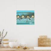 Sitting Frogs ポスター (キッチン)