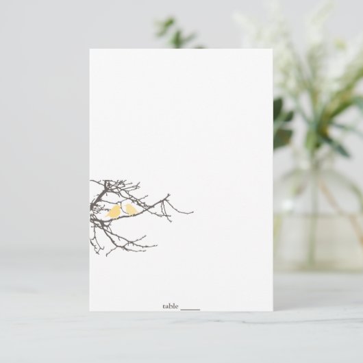 Sitting in a Tree Foldableプレイスカード 招待状 (スタンド正面)