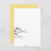 Sitting in a Tree Foldableプレイスカード 招待状 (正面/裏面)