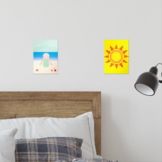 Sitting on the Beach under the Sun (寝室)