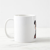 Sitting Panda Bear Cartoon Illustration Artwork コーヒーマグカップ (左)