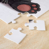 Sitting Panda Bear Cartoon Illustration Artwork ジグソーパズル (側面)