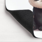 Sitting Panda Bear Cartoon Illustration Artwork マウスパッド (コーナー)