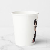 Sitting Panda Bear Cartoon Illustration Artwork 紙コップ (右)