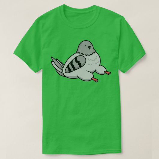 Sitting Pigeon 1 Tシャツ (デザイン正面)