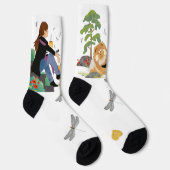 SITZ AND -考え CHOWクルーソックス ソックス (右)