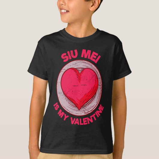 Siu Mei Is My Valentine Barbecue Chinese Food Humo Tシャツ (正面)
