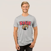SIUEクーガーズ トライブレンドTシャツ (正面全面)