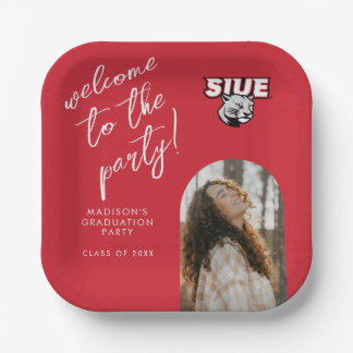 SIUE 卒業式 ペーパープレート