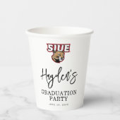 SIUE 卒業式 紙コップ (正面)