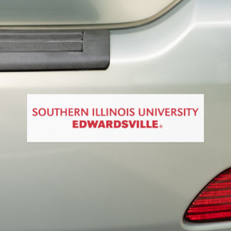 SIUE(Southern Illinois University Edwardsvilleの略) バンパーステッカー