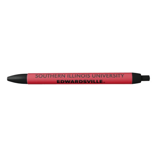 SIUE(Southern Illinois University Edwardsvilleの略) 黒ボールペン (正面)