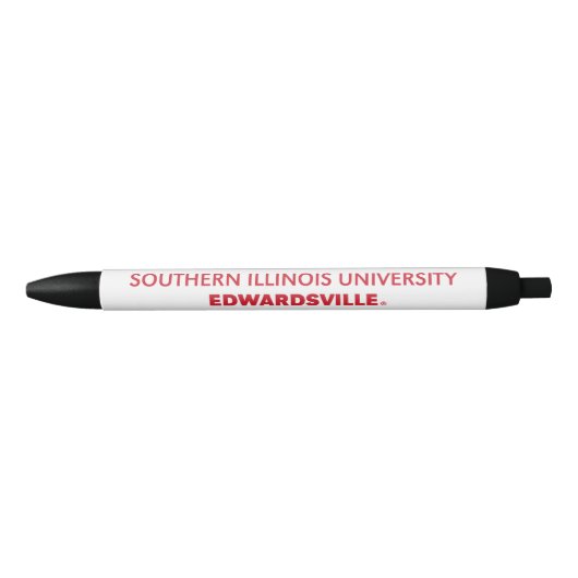 SIUE(Southern Illinois University Edwardsvilleの略) 黒ボールペン (正面)