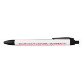 SIUE(Southern Illinois University Edwardsvilleの略) 黒ボールペン (トップ)