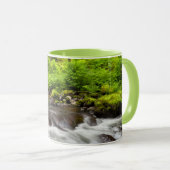 Siuslaw National Forest, Sweet Creek, Oregon マグカップ (正面右)