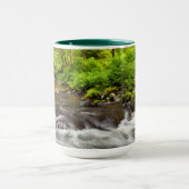 Siuslaw National Forest, Sweet Creek, Oregon マグカップ (中央)
