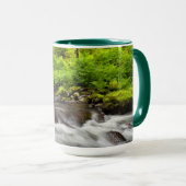 Siuslaw National Forest, Sweet Creek, Oregon マグカップ (正面右)