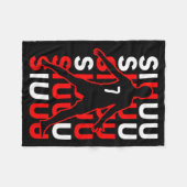 Siuuuu Funny Soccer Present For Soccer Lovers Fan  フリースブランケット (正面(横))