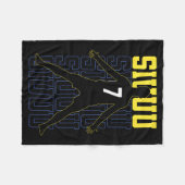 Siuuuu Funny Soccer Present For Soccer Lovers Fan  フリースブランケット (正面(横))