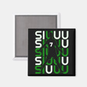 Siuuuu Funny Soccer Present For Soccer Lovers Fan  マグネット (正面/裏面)