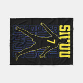 Siuuuu Funny Soccer Present For Soccer Lovers Fans フリースブランケット (正面(横))