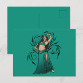 Sivoney Belly Dancer Goddess ポストカード (正面/裏面)