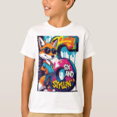 Six and Stylin':通りクール6誕生日 Tシャツ (正面)