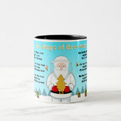 Six Days of Bee-Mas Merry Christmas to an Amazing  ツートーンマグカップ (中央)