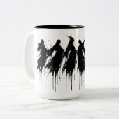 Six Dripping Shades – Haunted Ink Mug ツートーンマグカップ (正面左)